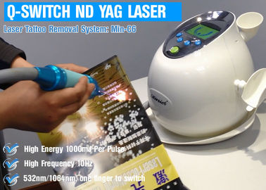 1064 nm/532 nm ND YAG 레이저 문신 제거 기계, 문신 레이저 제거 장비
